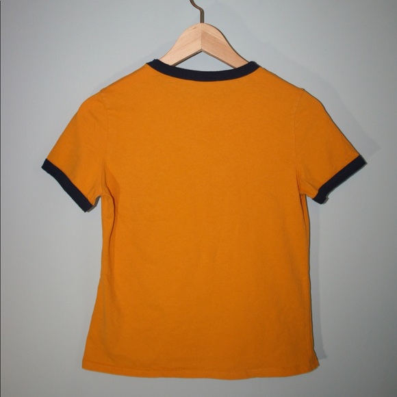 Orange Cropped Graphic Tee - Picture 4 of 4